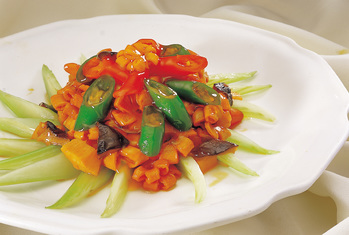 双椒炒黄喉(498896)