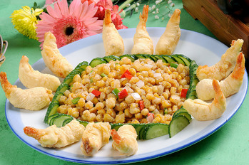 珍珠富贵虾金沙玉米虾(420274)