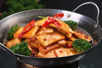 热菜干锅千叶豆腐特点豆腐脆嫩香辣味美(344673)