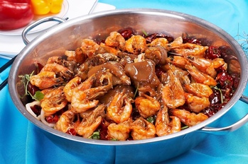 热菜干锅蹄花猪手虾(311573)