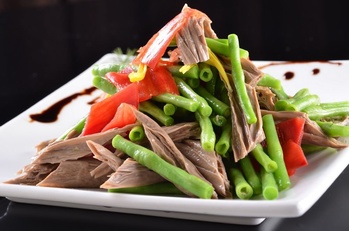 凉菜豇豆拌黑腐竹(342323)