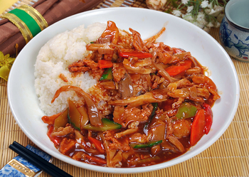 香菇肉片盖饭(603106)