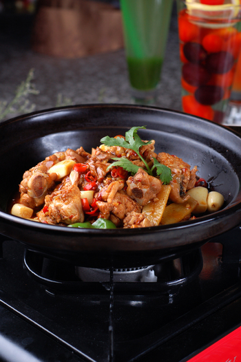 湘菜玉金湘土鸡煲(1063137)