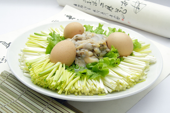 麻蚶子肉蒜苗炒鸡蛋(2755929)