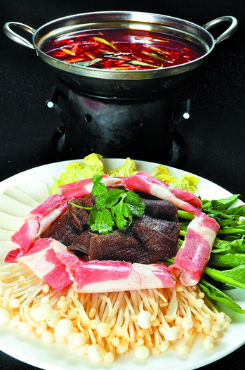 买菜图 涮锅什锦毛肚