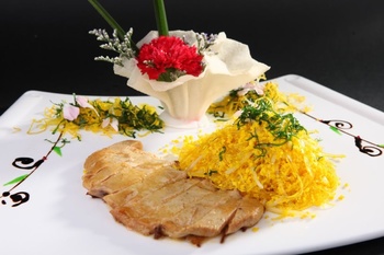 热菜桂花银丝煎鹅肝好(340802)