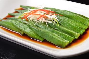 热菜油淋鲜秋葵(345854)