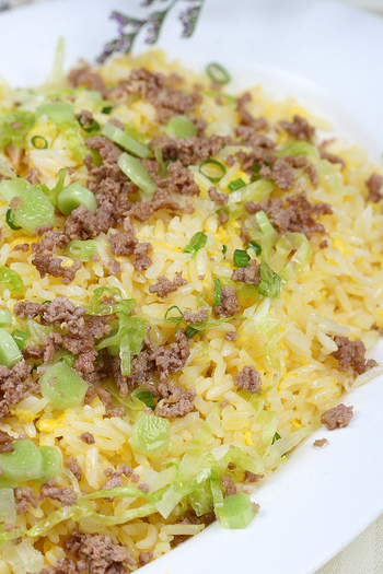 买菜图 肉松炒饭