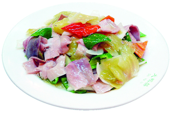 潮州味菜炒猪肚(533358)